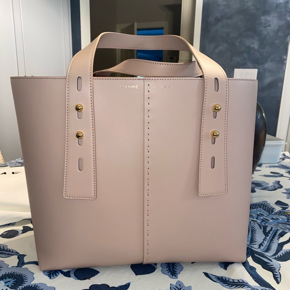 NEW Frame Soft Pink Tote ( Les Second Large)